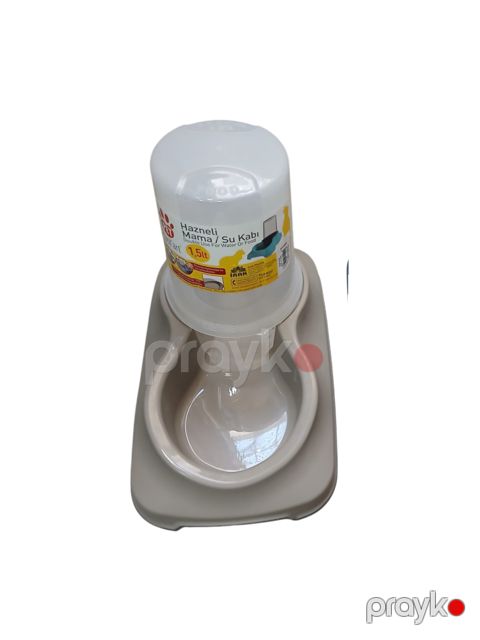 Avtomatik yem təknəsi 0224, plastik, bej, 16х30 sm — Bakı