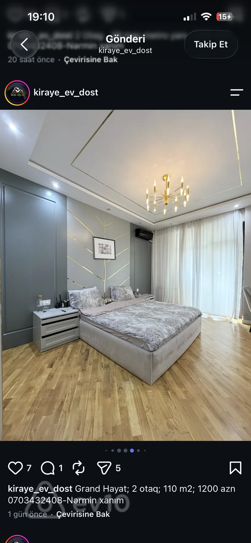 2 otaqlı mənzil, 110 m², Tblisi pr — kirayə — Mənzil, Bakı (2)