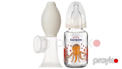 Mexaniki süd nasosu Bambino, şüşə butulka ilə - 87975 — Bakı
