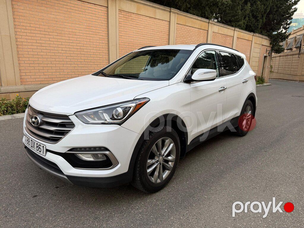 Hyundai Santa Fe, 2.0 L, 2017 il, 66 050 km — Avtomobillər, Bakı (3)