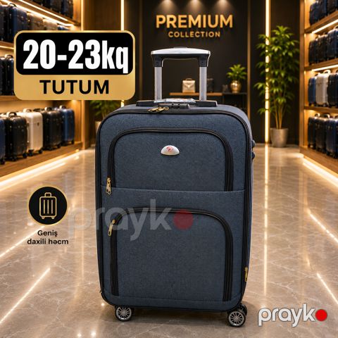 Çamadan, tünd boz, parça, ölçü XL — Bakı