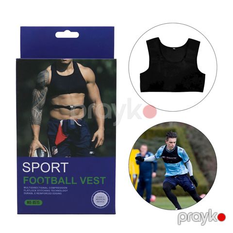 Futbol məşqi üçün jilet Aspo 8515, qara, ölçü Standart — Bakı