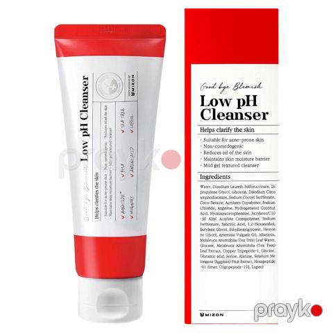 Üz kremi Mizon Good Bye Blemish Low pH Cleanser, 100 ml, məsamələrin daralması, sızanaqlara qarşı — Bakı