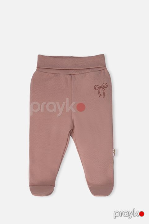 Şalvar Bebetto T4389, çəhrayı, pambıq, ölçü 0-3 ay — Bakı