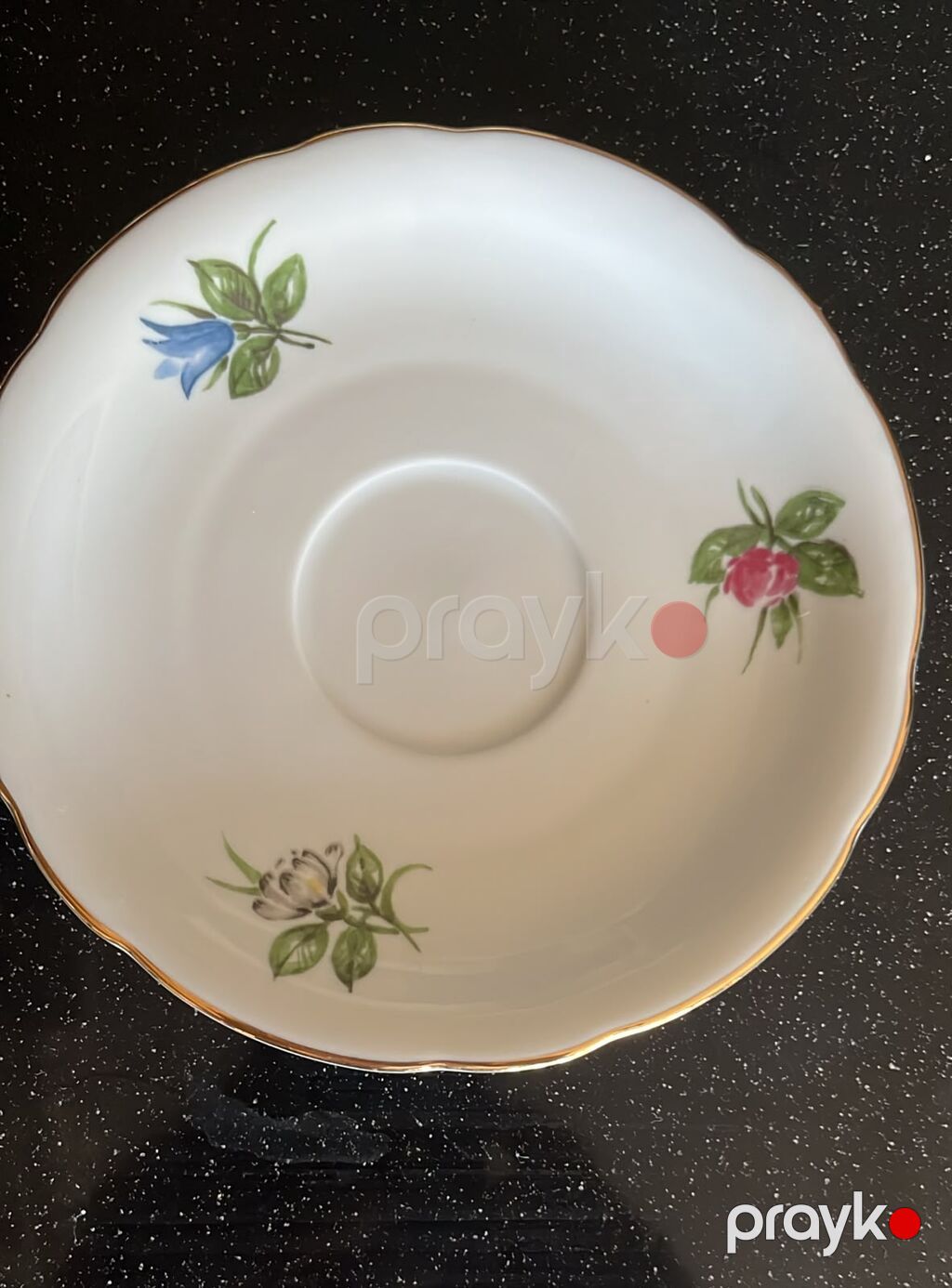 Çay dəsti, rəng - Ağ, Farfor, 1 nəfərlik, Almaniya — Süfrə qabı, Bakı (3)