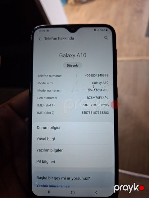 Samsung Galaxy A10, 32 GB, İki sim kartlı — Bakı