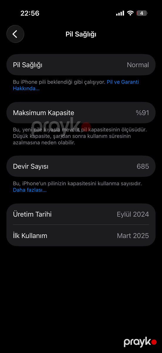 Apple iPhone 16 Pro Natural Titanium 256GB/8GB — Smartfonlar, Bakı (7)