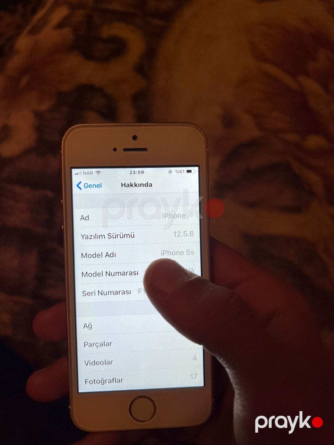 Apple iPhone 5S Gold 16GB — Smartfonlar, Bakı (8)