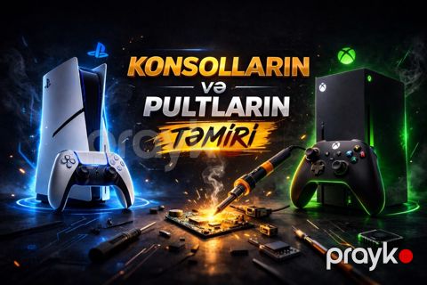 Konsolların və oyun pultlarının təmiri — Sumqayıt
