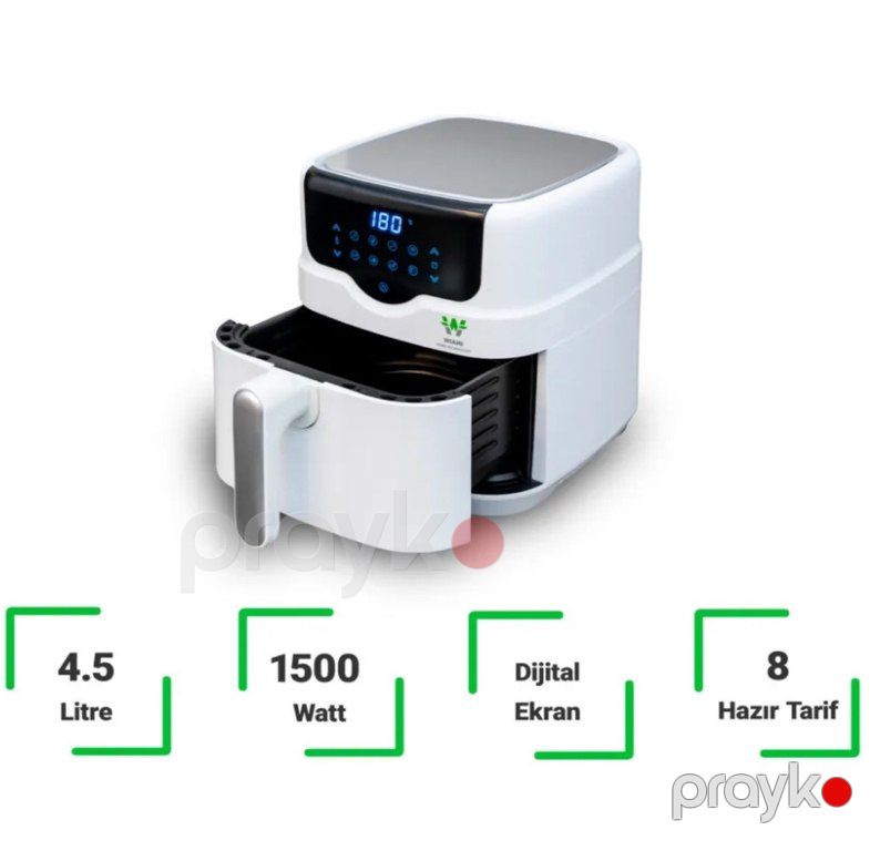 AirFryer "Wiami 4.5 Litr - 1500 Watt" — Ev texnikası, Bakı (3)