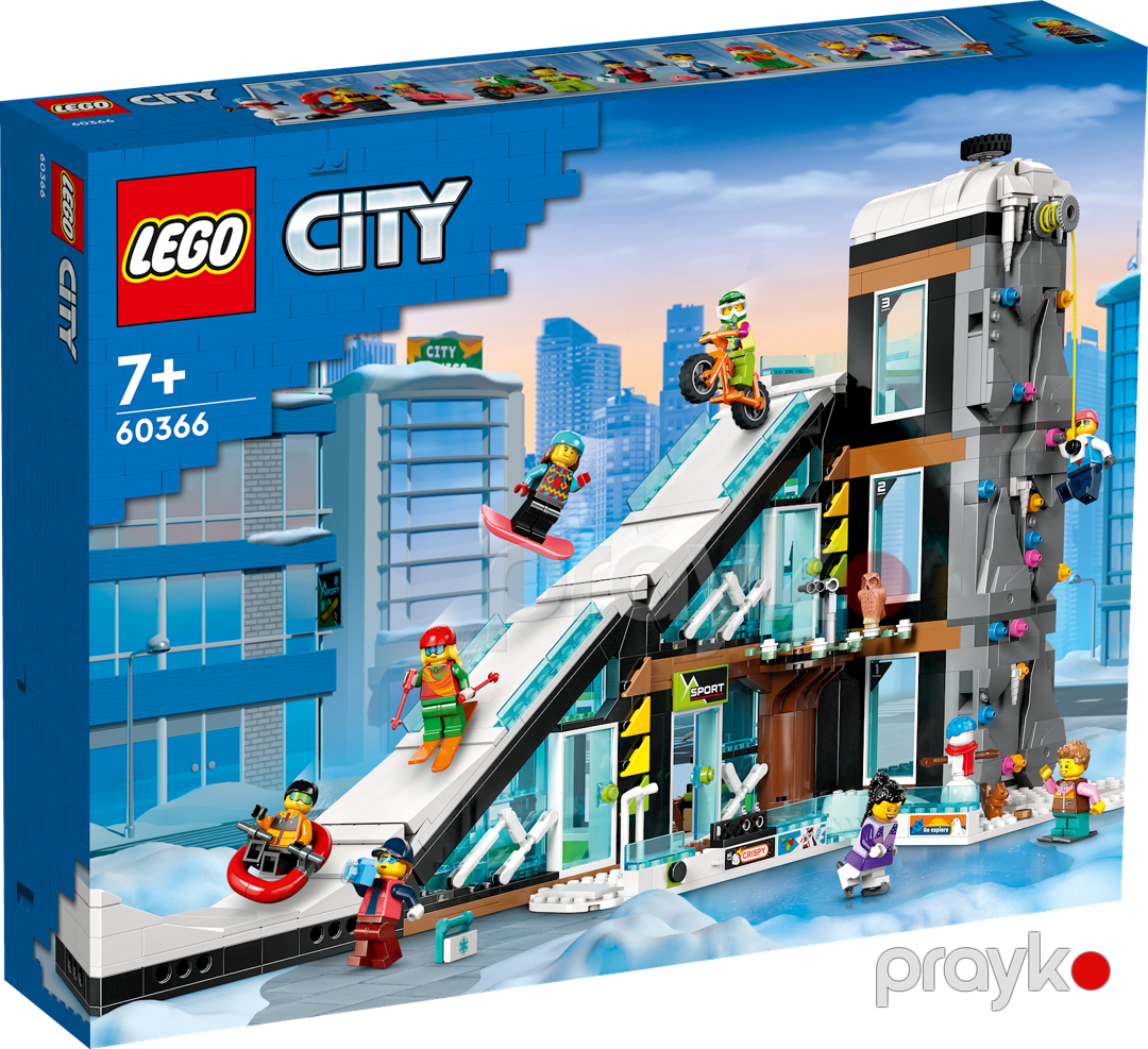 Konstruktor Lego City Winter Sports Park 60366 — Mallar, Bakı (2)