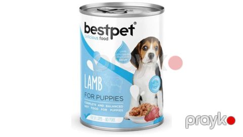 Küçüklər üçün nəm yem Bestpet quzu əti ilə 400 q - 8681465606437 — Bakı