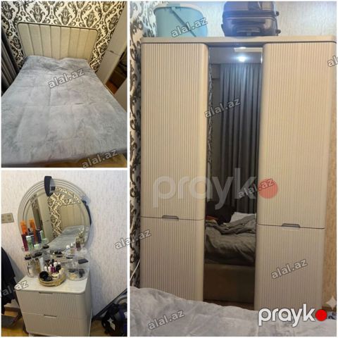 İkinəfərlik çarpayı, Dolab, Termo, 2 tumba, İşlənmiş — Bakı