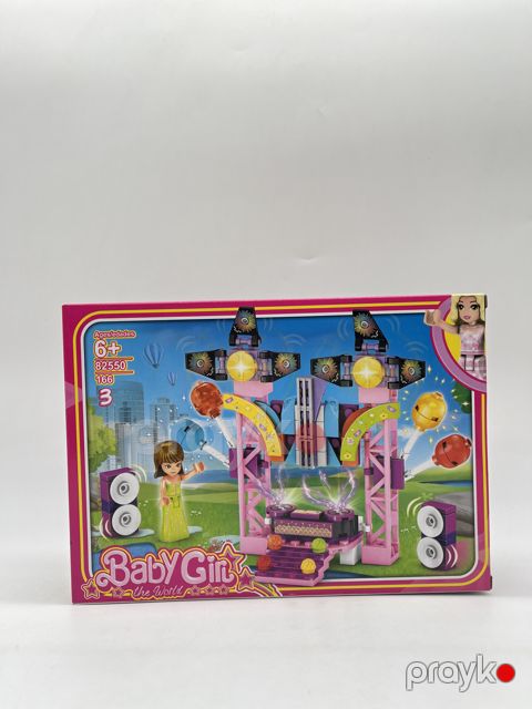 Konstruktor Baby Girl, plastik, 166 element — Bakı