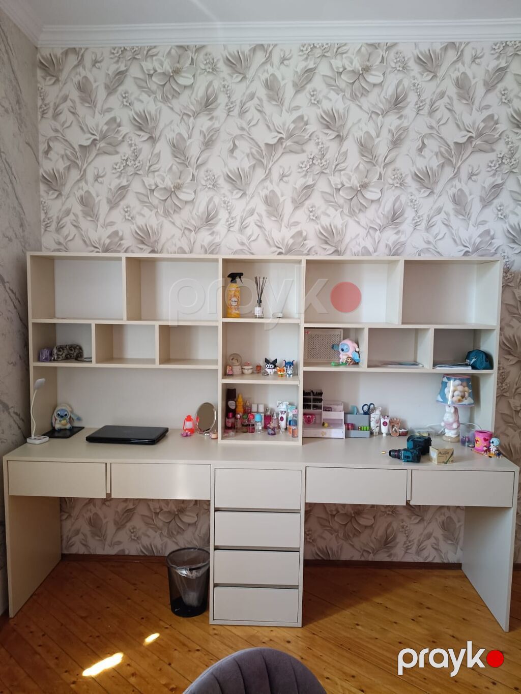 Düz masa, Stulsuz, Polkalı, Siyirməli, Sadə laminat — Kompüter masaları və kresloları, Bakı (8)