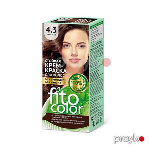 Saç üçün boya kremi Фитокосметик Fitocolor Şokolad 4.3 115 ml — Bakı