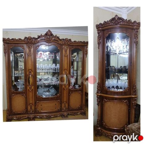 Material: massiv ağac və MDF kombinasiya, zəngin oymalar və — Gəncə