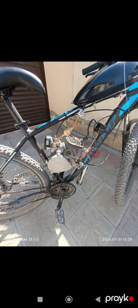 Benzin mühərrikli velosiped - Çərçivə: təzə alınmış Start brendli dağ