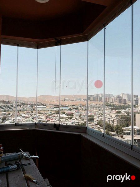 Cam balkon — Təmir və inşaat, Bakı (6)