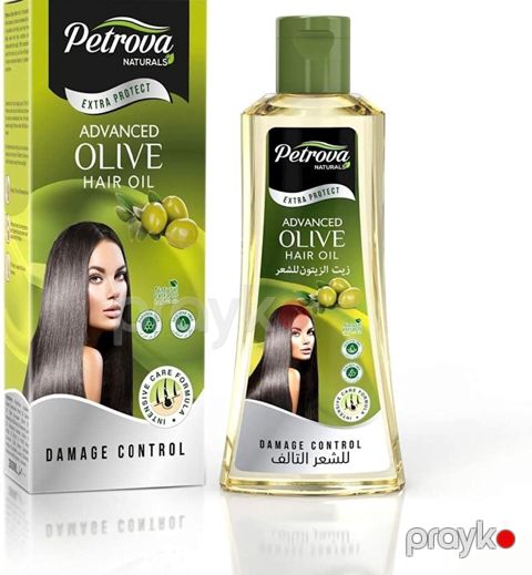 Saçlar üçün yağ Petrova Naturals Care Natural Advanced Damage Control Olive Hair Oil 200 ml — Bakı