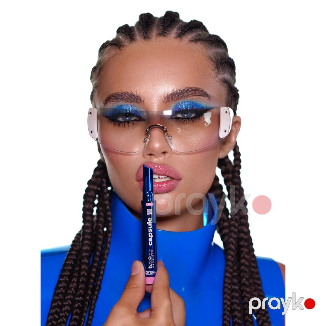 Dodaq üçün parıldadıcı 7 Days B.Colour Professional Capsule Glossy Lip Bomb 01 Muse, 1.2 ml — Mallar, Bakı (2)