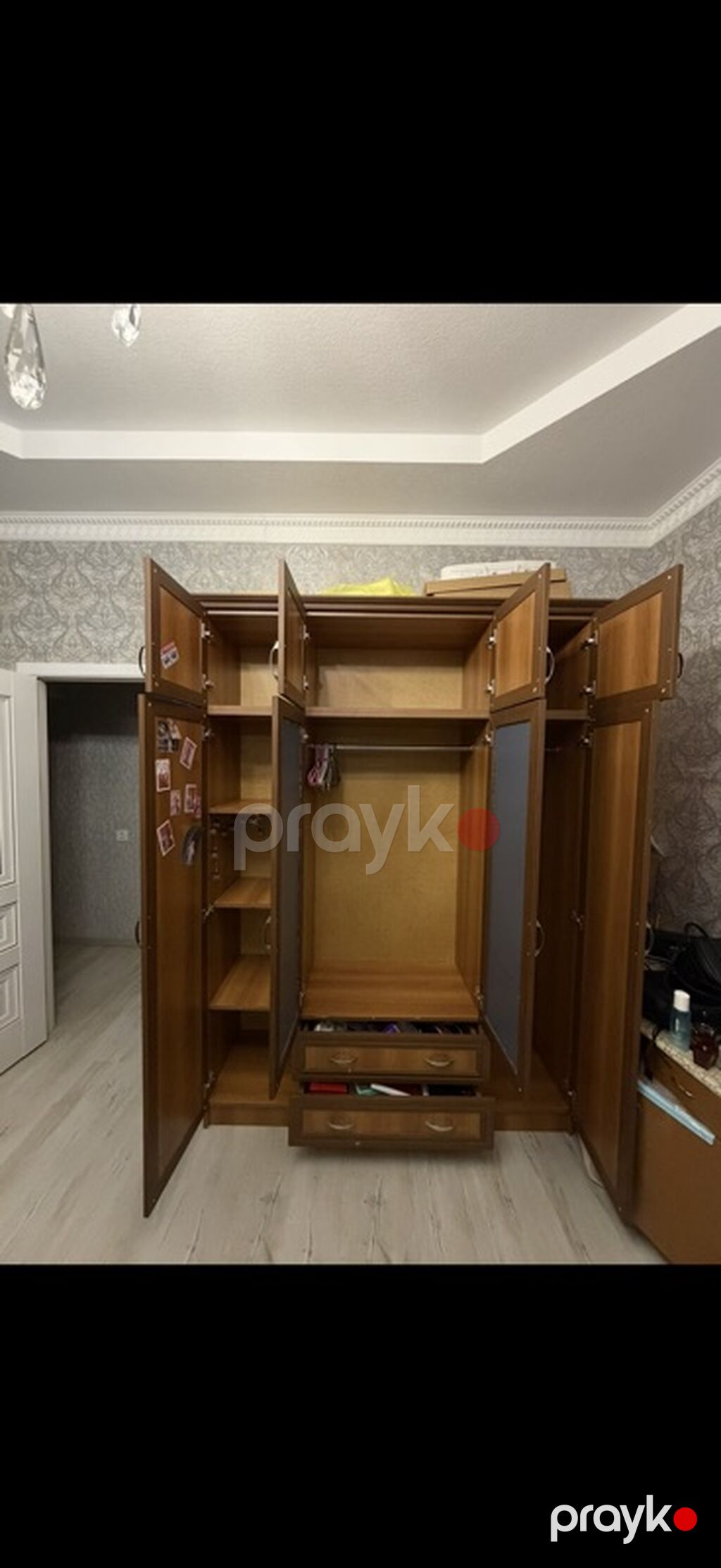 4 qapılı paltar şkafı Endirim var Merdekan +994773502252 — Şkaflar, Digah (2)