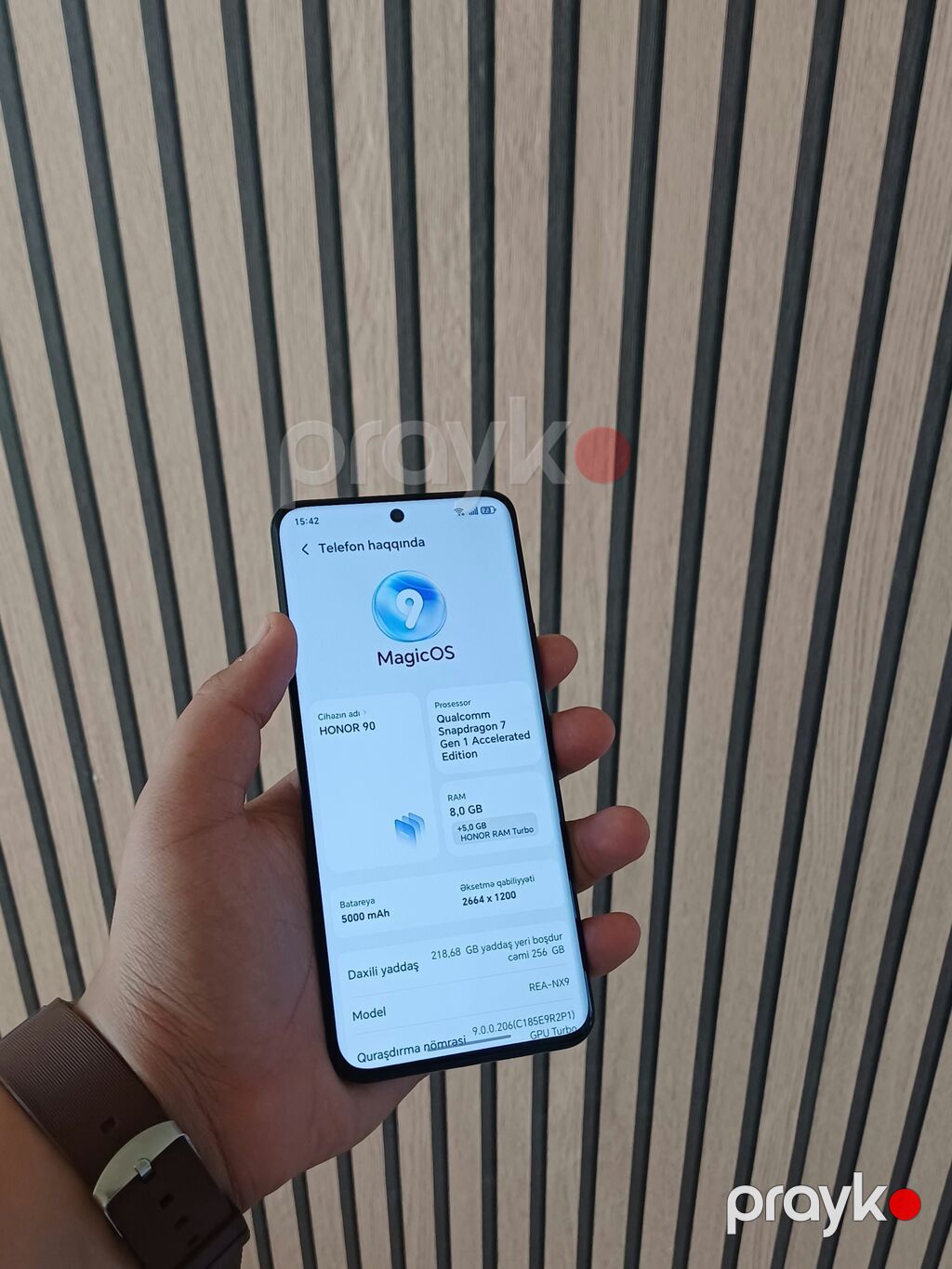 Honor 90, 256 GB, rəng - Qara, Zəmanət, Barmaq izi, Simsiz şarj — Honor, Bakı (4)