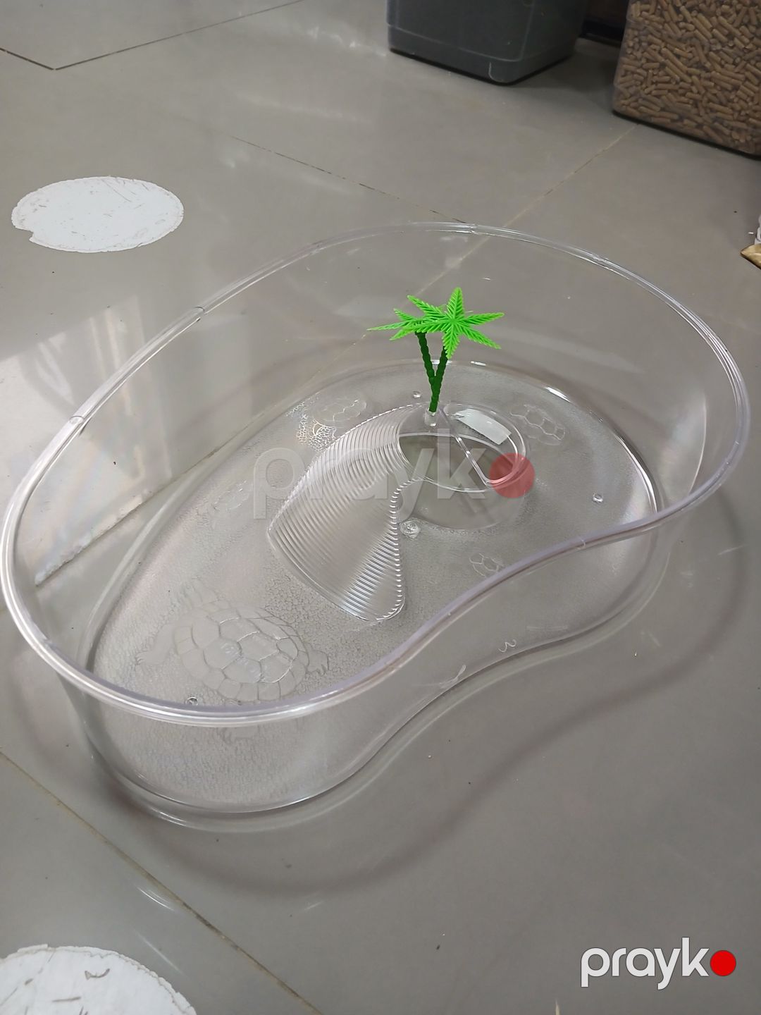 Tısbağalar üçün akvaterrarium Z9486, plastik — Mallar, Bakı (2)