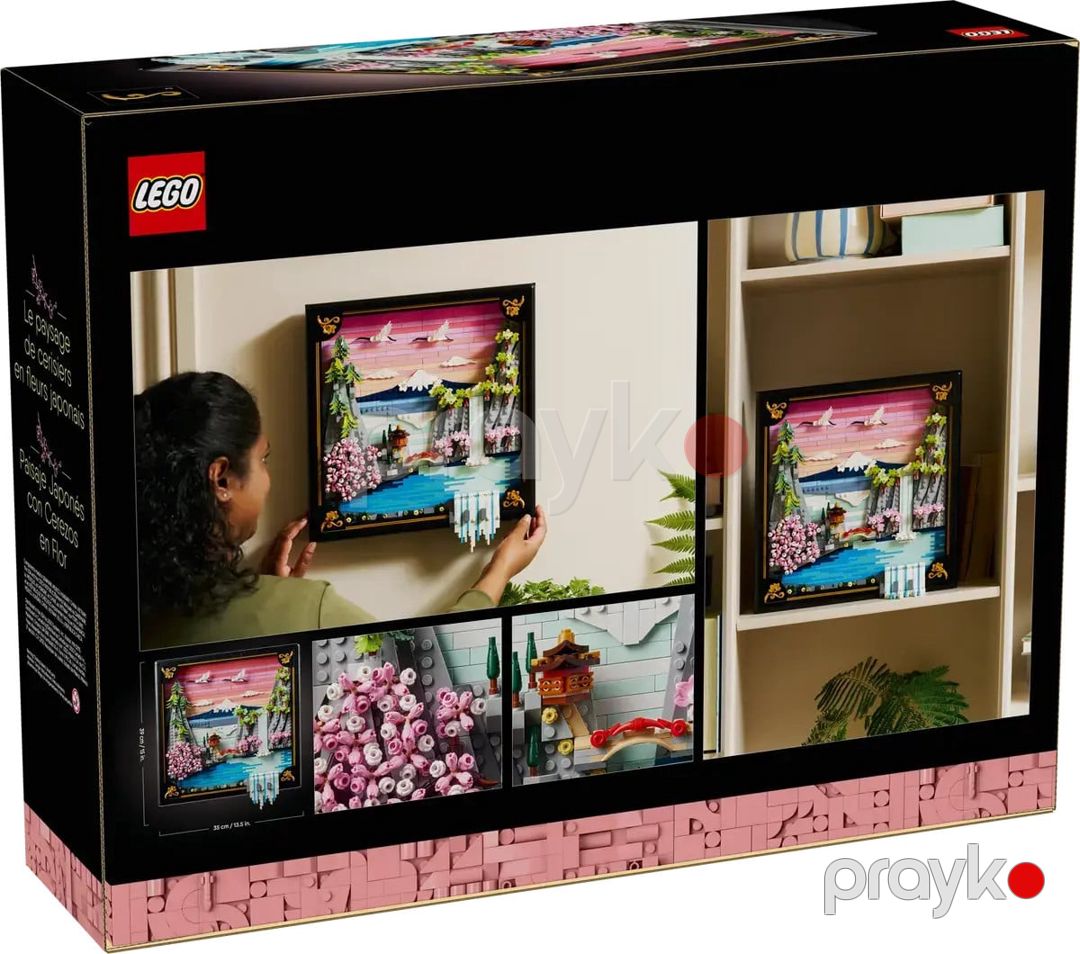Konstruktor Lego Art Japanese Cherry Blossom Landscape 31218 — Mallar, Bakı (2)