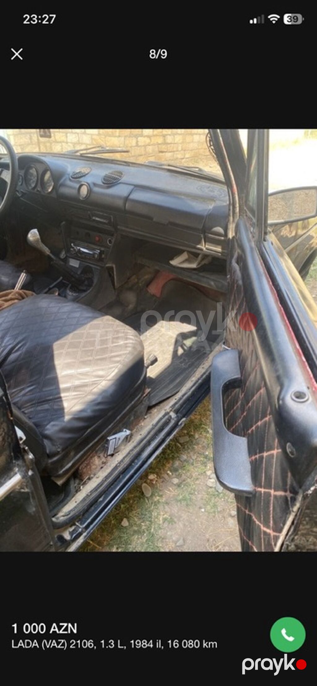 VAZ (Lada) 2106: 1.3 l 1982 il 16080 km Sedan — Avtomobillər, Ağdam (8)