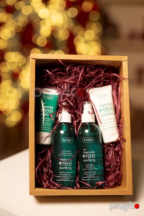 Üz üçün kosmetika dəsti Ziaja Manuka Tree (üz üçün tonik 200 ml + üz üçün təmizləyici gel 200 ml + üz üçün krem 50 ml + üz üçün krem 50 ml) — Bakı