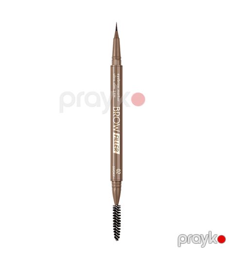 Qaşlar üçün marker Luxvisage Brow Filler 02 Smoky — Bakı