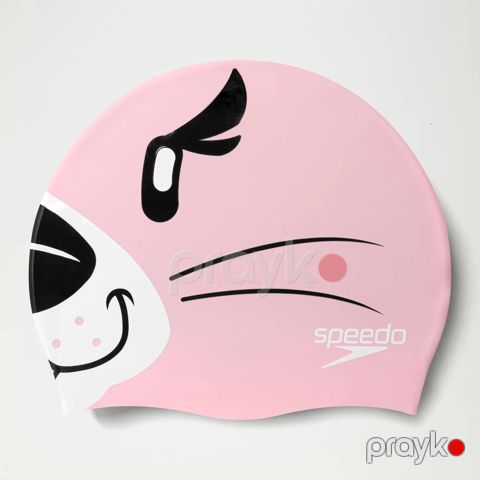 Uşaq üzgüçülük papağı Speedo Otter Printed Cap çəhrayı — Bakı