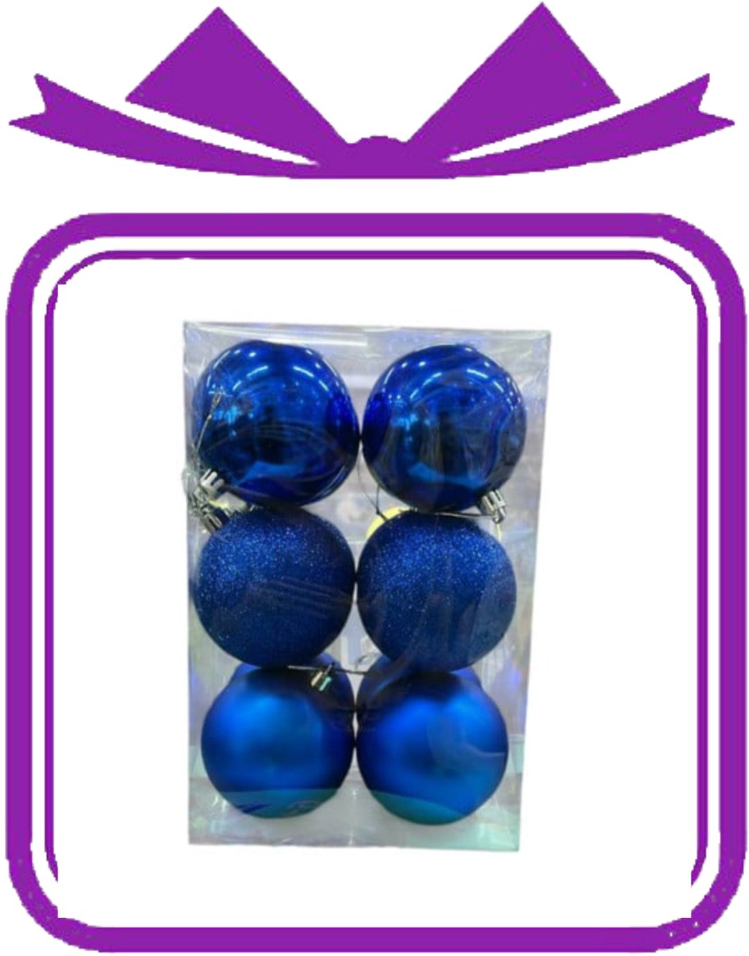 Yeni il üçün şam ağacı 398-RAX008-2118, qozalı, qarlı, 150 sm + Oyuncaq dəsti, göy, 5 sm, 32 əd + Led çələng 20 m Hədiyyə — Mallar, Bakı (3)