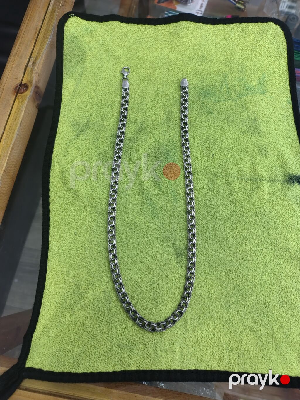 Sep, Gümüş, 58 g — Qolye və zəncir, Mingəçevir (2)