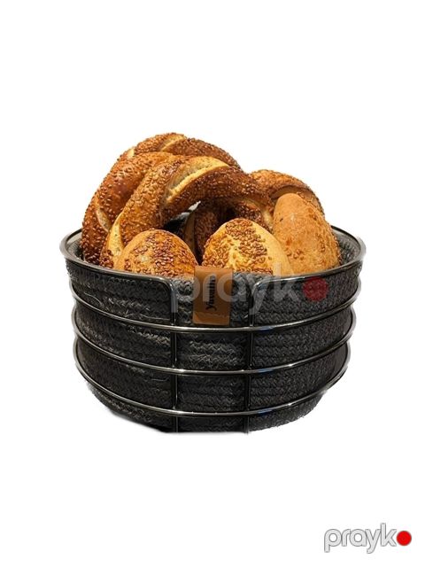 Çörək qabı, cüt, qara, 21x12 sm — Bakı