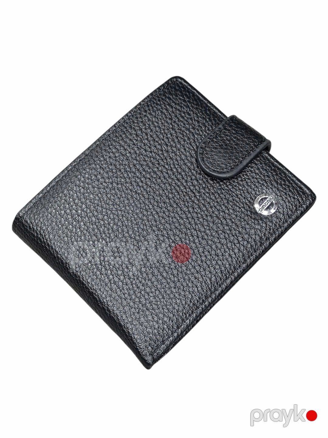 Kişilər üçün pulqabı, poliuretan, 11.5x9.5 sm, 7 kart bölməsi, Çin istehsalı, qara - Pilusi_208Plain_Black — Mallar, Bakı (2)