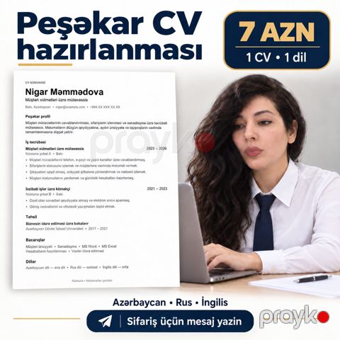 CV hazırlanması — Bakı