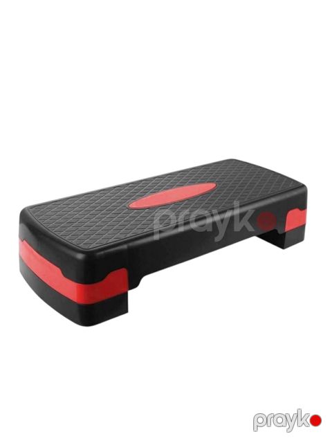 Step-platforma, plastik, qırmızı/qara, 16x26x67 sm — Bakı