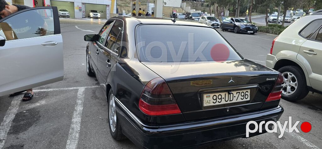 Mercedes-Benz C-Class 4 qapılı sedan, qara rəng il 1998 2,8 motor — Avtomobillər, Bakı (7)