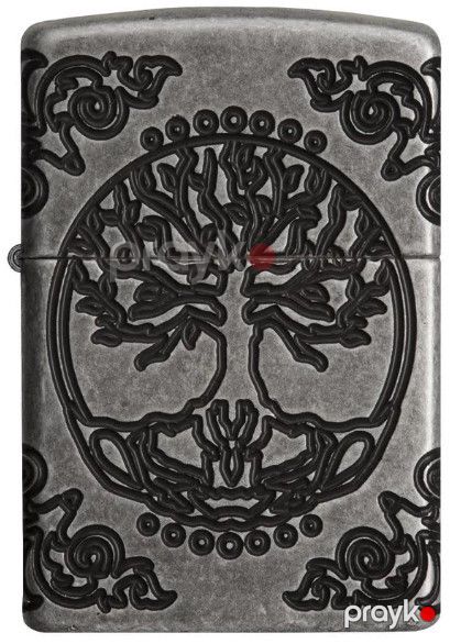 Alışqan Zippo Luxury Armor Tree of Life — Bakı