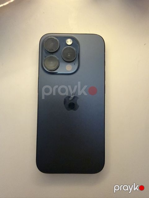 IPhone 15 Pro, 256 GB, Blue Titanium, Face ID — Bakı
