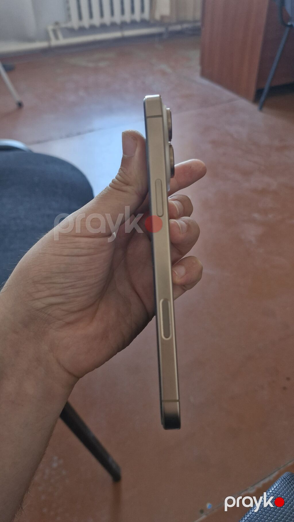 IPhone 16 Pro Max, 256 GB, Desert Titanium, Simsiz şarj, Face ID — Apple iPhone, Qusar (4)