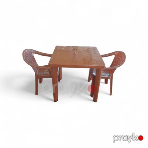 Stol və stul dəsti 85331453, plastik, narıncı, 3 əşya — Bakı