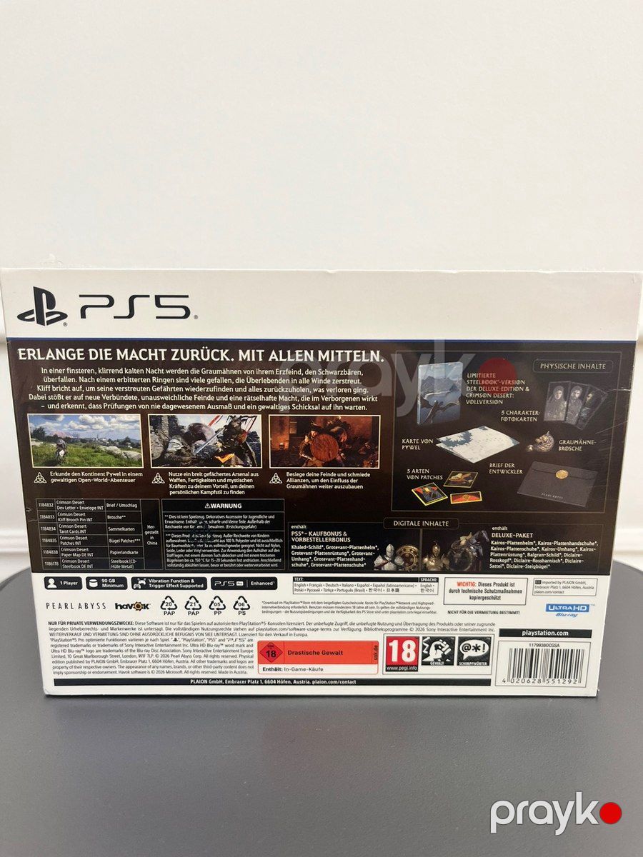 PS5 Crimson Desert Deluxe Edition oyun diski — Oyunlar, konsollər və proqramlar, Bakı (3)