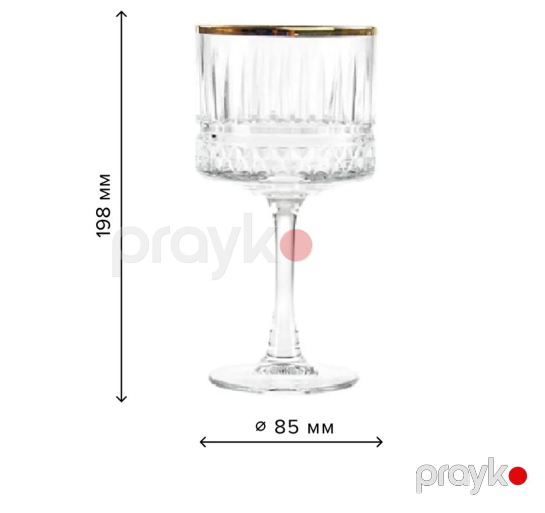 Badə dəsti 4293, şüşə, şəffaf, 200 ml, 4 əd — Mallar, Bakı (2)