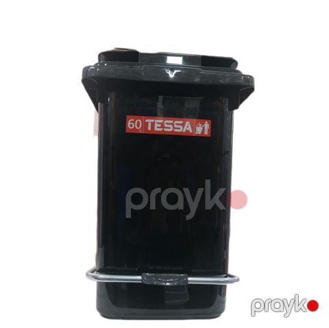 Zibil qabı Tessa, pedallı, qara, 60 l — Bakı