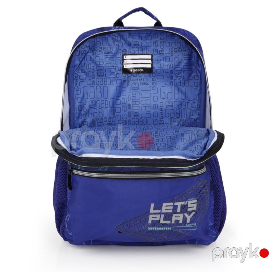 Məktəb çantası, Parça/Poliester, Göy, 23.5 L — Mallar, Bakı (3)