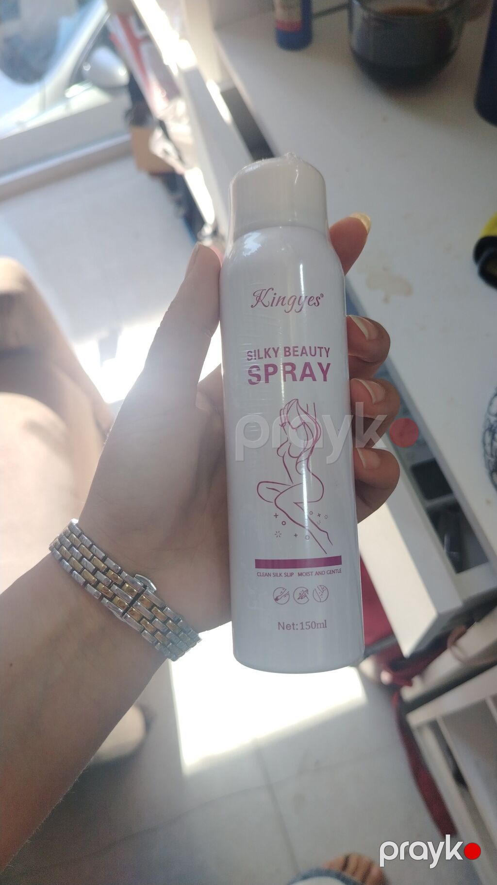 Kingyes Silky Beauty Spray – 150 ml - Funksiyası: Bədəndəki tük və — Bədən qayığı, Bakı (2)