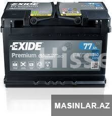 exide 12 v 77 ah akkumulyator — Bakı